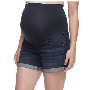 Jean Maternity Boyfriend Shorts
